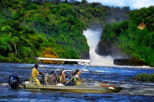 Boat Ride to the Bootom of the Falls in Murchison Falls National Park